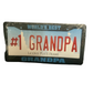 License Plate Cover, Grandpa
