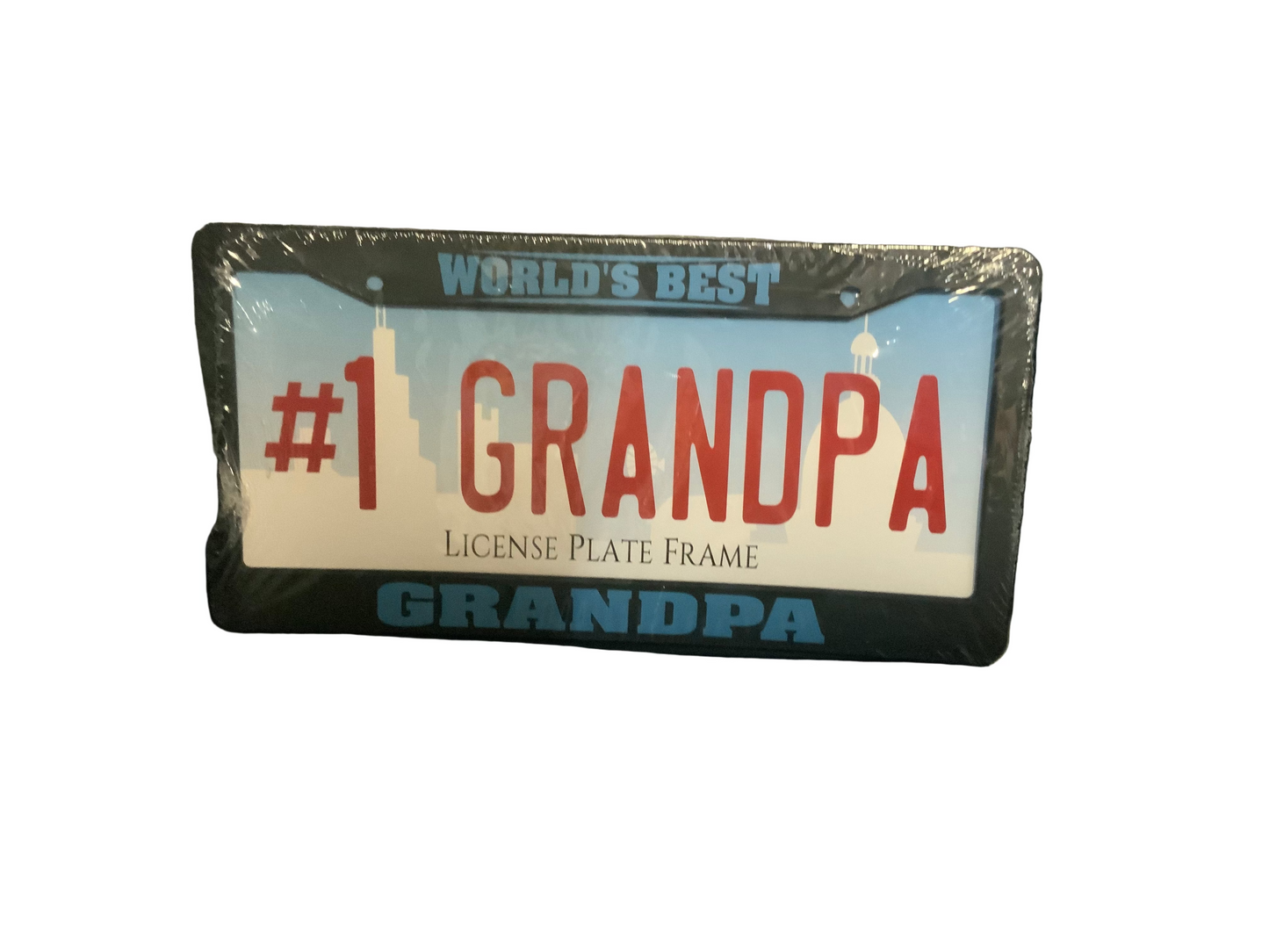License Plate Cover, Grandpa