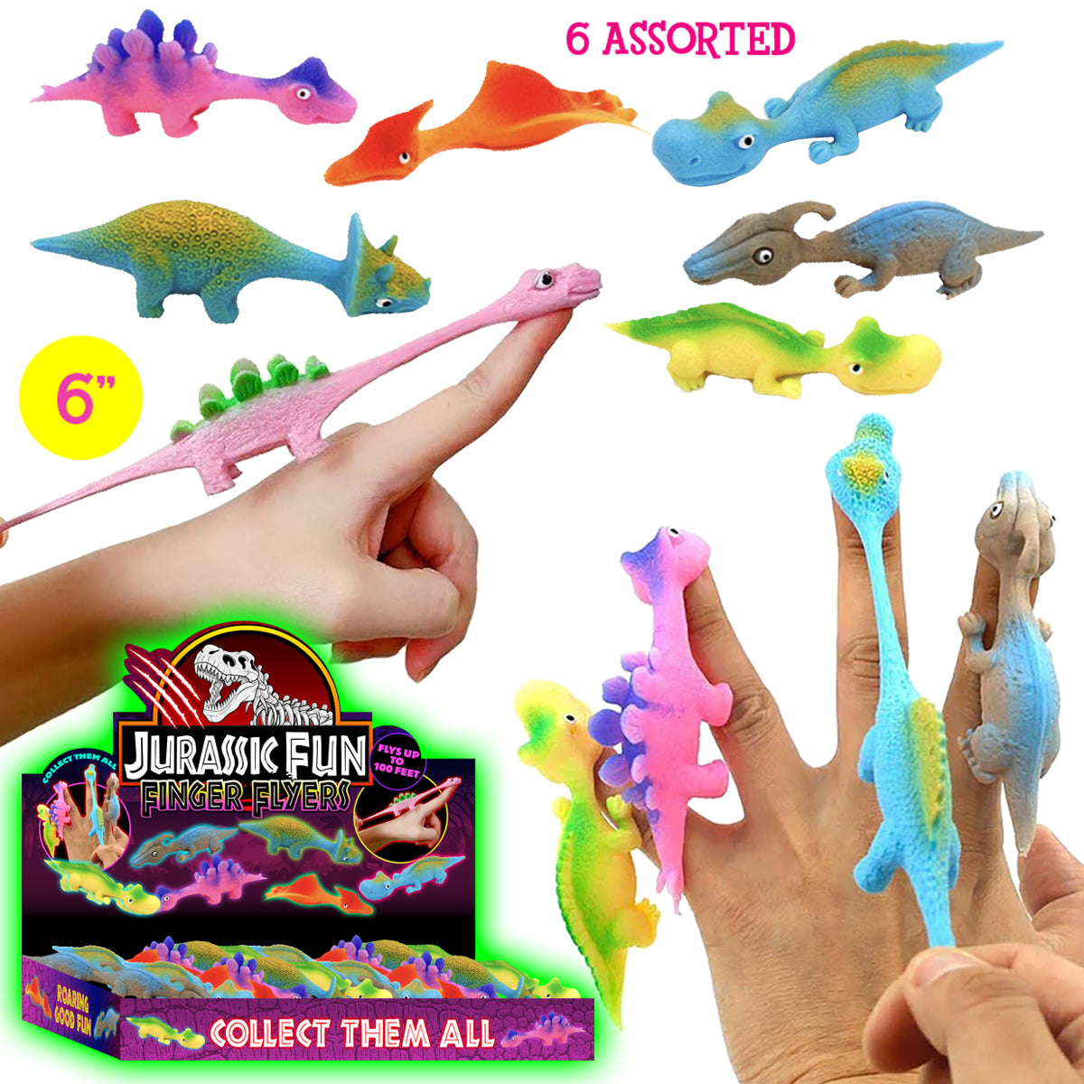 Jurassic Fun Finger Flyer
