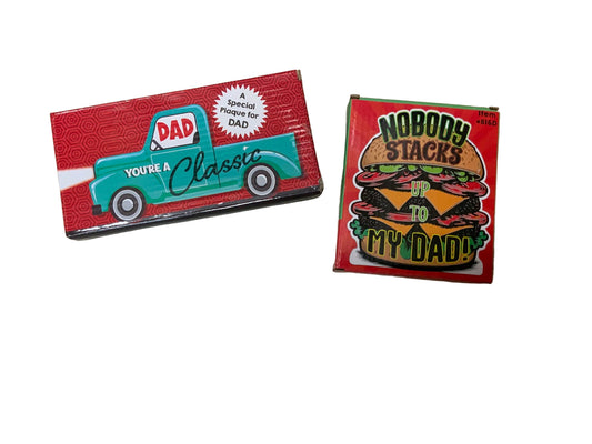 Freestanding Plaque, Dad