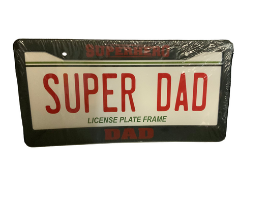 License Plate Cover, Dad