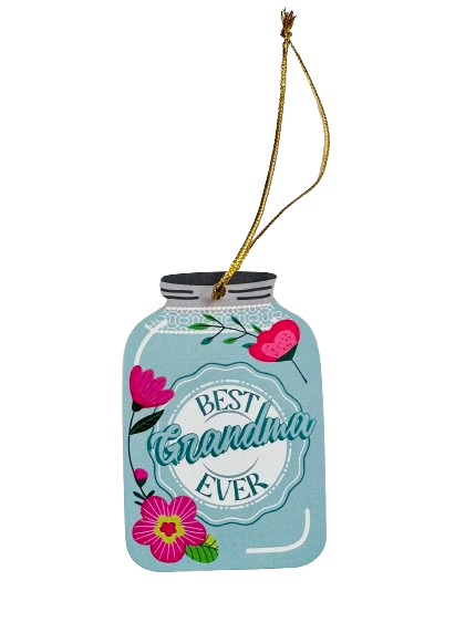Ornament - Wooden - Grandma