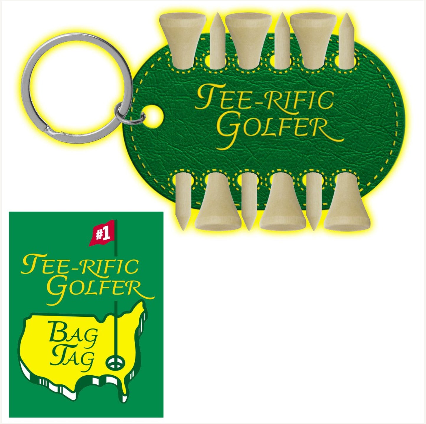 Tee-Rific Golfer Bag Tag