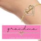 Best Grandma Gold Heart Bracelet