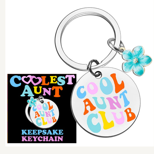 Cool Aunt Club Keychain