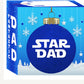 Ornament, Star Dad Glitter