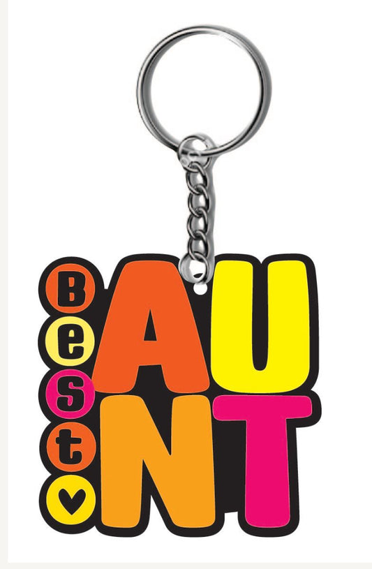 Aunt Rubber Key Rings