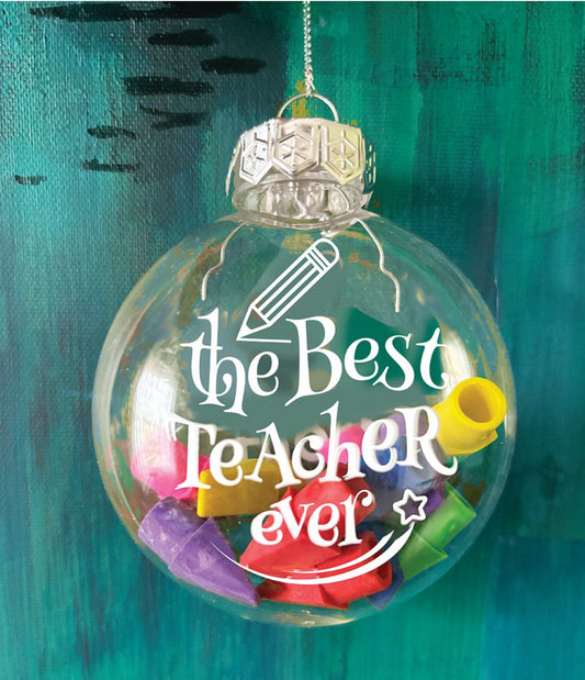 Best Teacher Eraser Ornament