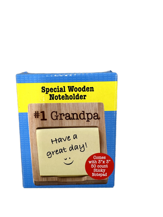Note Holder, Grandpa