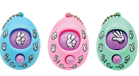 02 Backpack Clip, Rock, Paper, Scissors