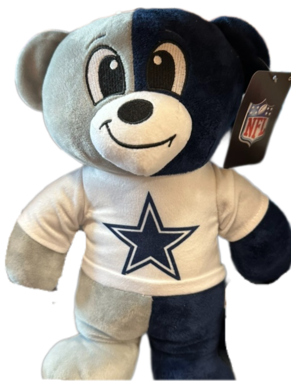 16 Plush, Dallas Cowboys #1 Fan Plush Bear
