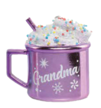 Ornament, Hot Chocolate Grandma