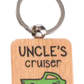 03 Wooden Keychain, Uncle