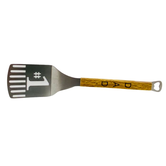 #1 Dad Stainless Steel Grilling Spatula
