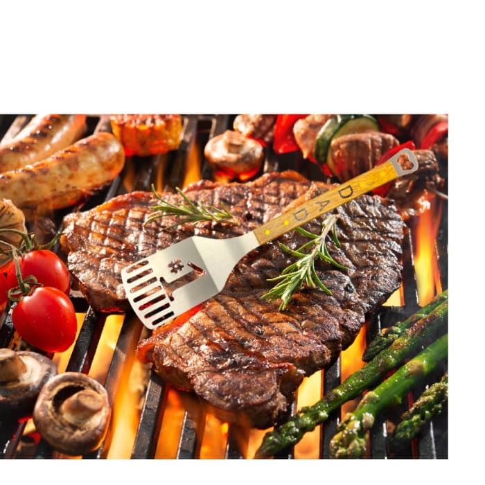 #1 Dad Stainless Steel Grilling Spatula