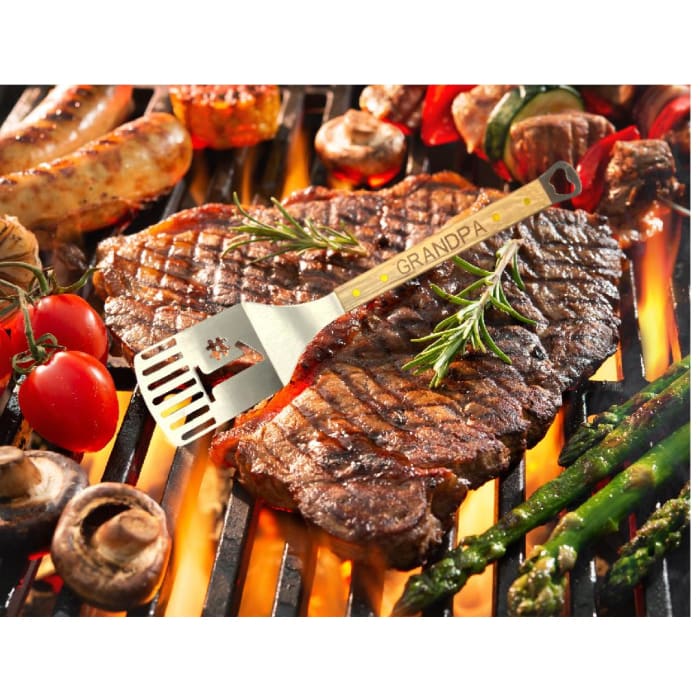 #1 Grandpa Stainless Steel Grilling Spatula