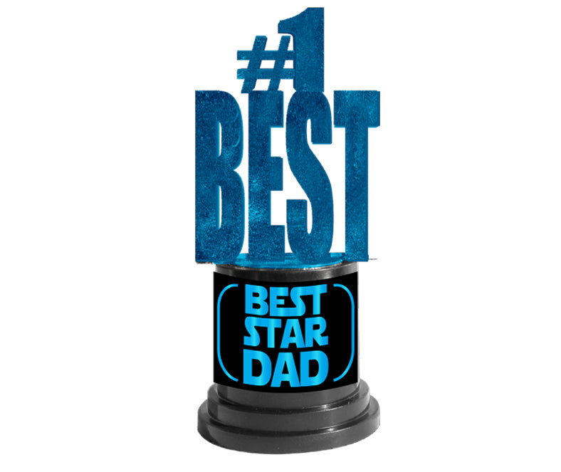 Trophy, #1 Best Star Dad – Tip Top Holiday Shop