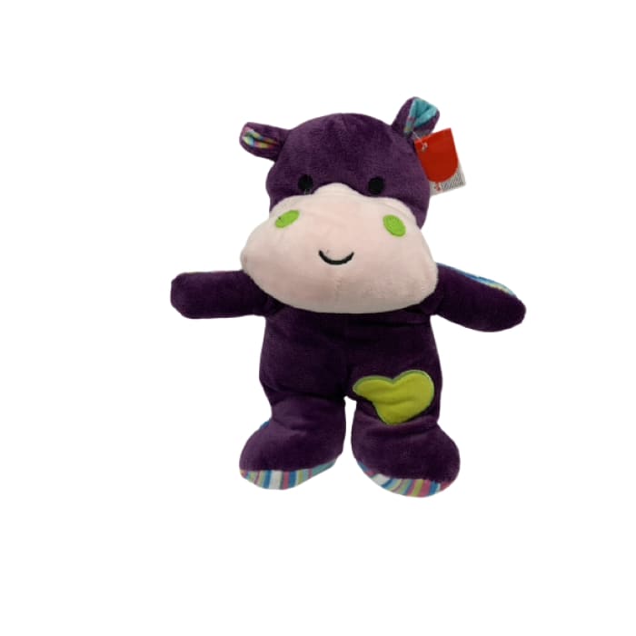 9 PolkaDoozles Baby Rattle Animals - Purple