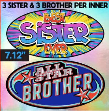 Sticker - Sister/Brother
