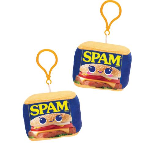 Plush, Spam Backpack Clip