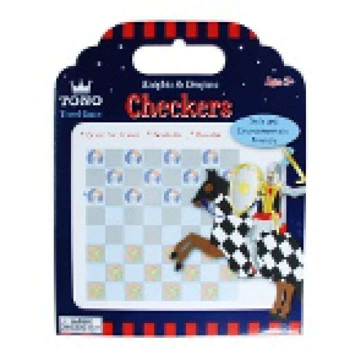 Knights and Dragons Checkers by Pink Poppy®