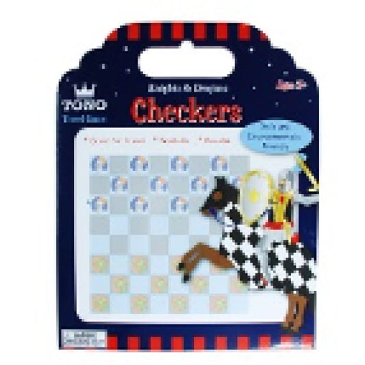 Knights and Dragons Checkers by Pink Poppy®